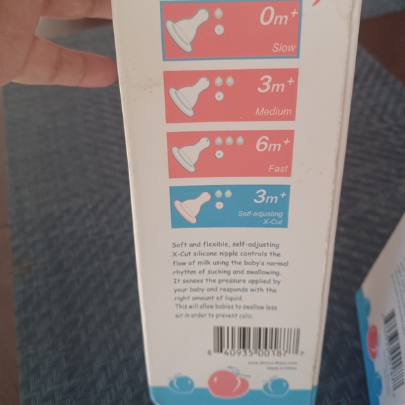 Glass baby bottle-Lot of 2 by Momobaby - Picture 4 of 4